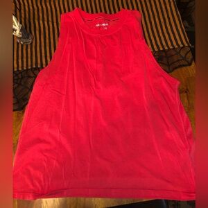DKNY Sport Women's Vibrant Red Muscle Tee